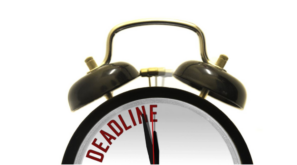 Alarm clock with the work Deadline
