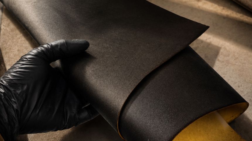 New VitriCycle patented process converts used mattress foam into synthetic leather products, shoe soles and phone cases. Photo courtesy of Vitricycle.